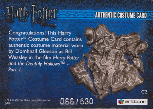 C2 - Bill Weasley's Shirt - Back