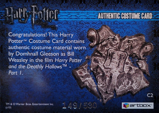 C2 - Bill Weasley's Shirt - Back