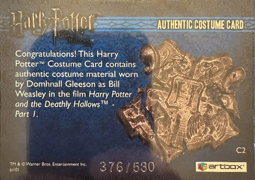 C2 - Bill Weasley's Shirt - Back