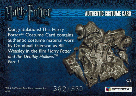 C2 - Bill Weasley's Shirt - Back