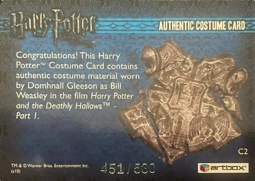 C2 - Bill Weasley's Shirt - Back