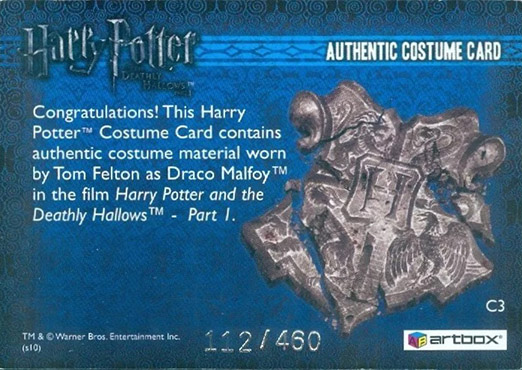 C3 - Draco Malfoy's Suit - Back