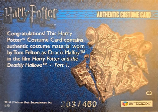 C3 - Draco Malfoy's Suit - Back