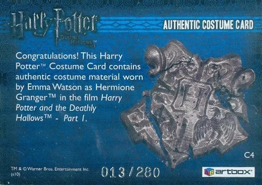 C4 - Hermione Granger's Purple Shirt - Back