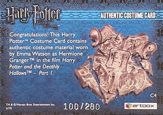 C4 - Hermione Granger's Purple Shirt - Back