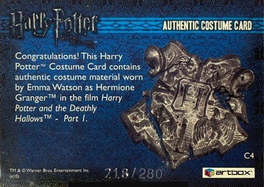 C4 - Hermione Granger's Purple Shirt - Back