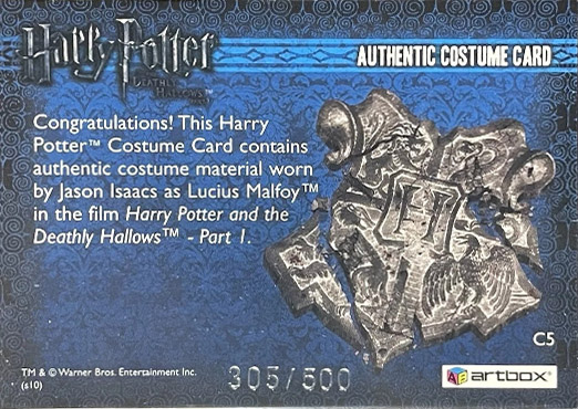 C5 - Lucius Malfoy's Suit - Back