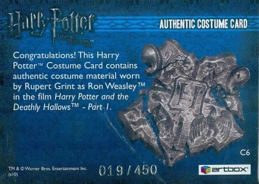 C6 - Ron Weasley's Green Shirt - Back