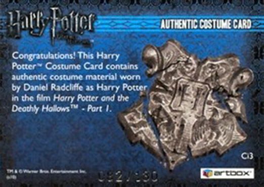Ci3 - Harry Potter's Jacket - Back