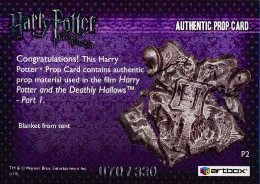 P2 - Blanket from Tent - Back