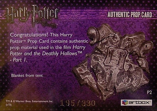 P2 - Blanket from Tent - Back