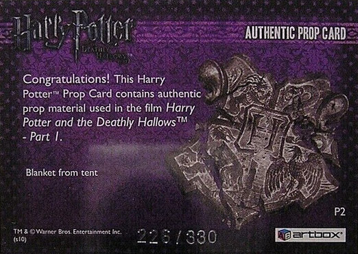 P2 - Blanket from Tent - Back