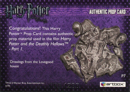 P7 - Drawings from the Lovegood House - Back