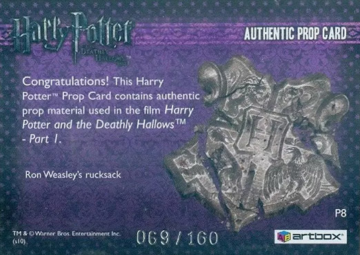 P8 - Ron Weasley's Rucksack - Back