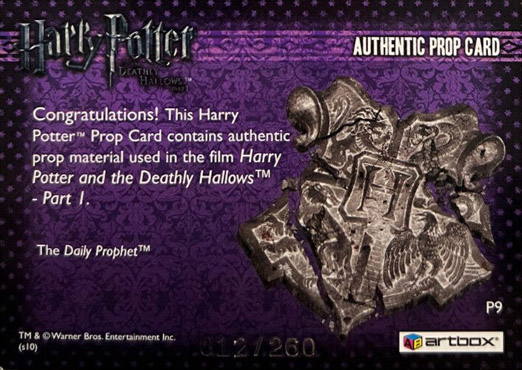 P9 - The Daily Prophet - Back