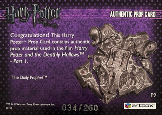 P9 - The Daily Prophet - Back