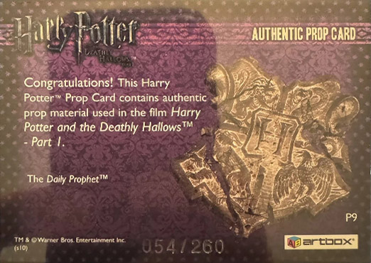 P9 - The Daily Prophet - Back