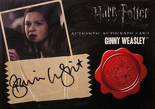 Bonnie Wright as Ginney Weasley - Front