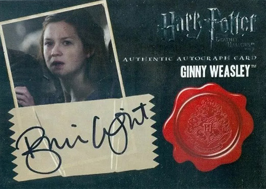 Bonnie Wright as Ginney Weasley - Front
