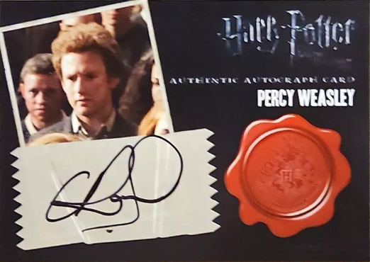 Chris Rankin as Percy Weasley - Front