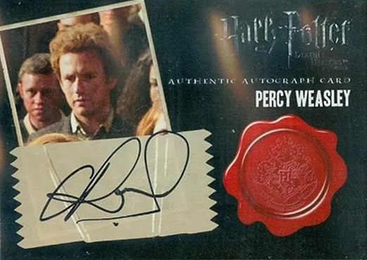 Chris Rankin as Percy Weasley - Front