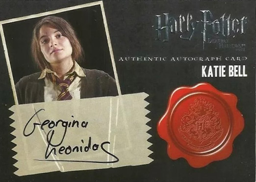 Georgina Leonidas as Katie Bell - Front