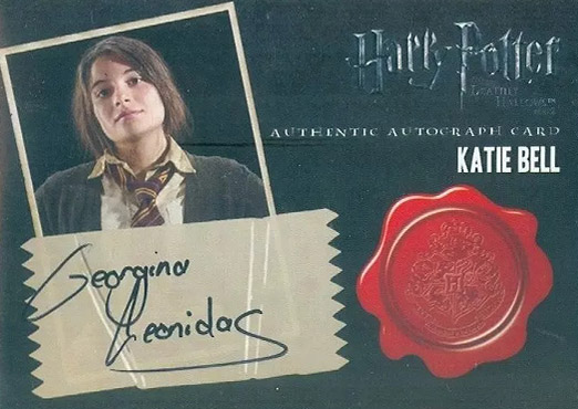 Georgina Leonidas as Katie Bell - Front