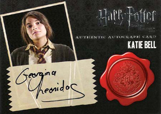 Georgina Leonidas as Katie Bell - Front