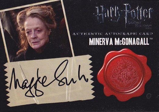 Maggie Smith as Minerva McGonagall - Front