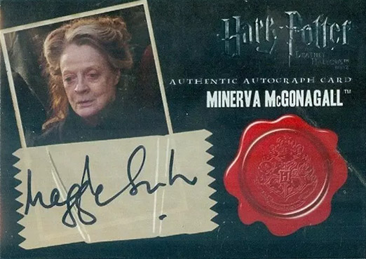 Maggie Smith as Minerva McGonagall - Front