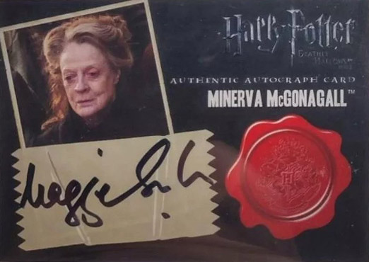 Maggie Smith as Minerva McGonagall - Front
