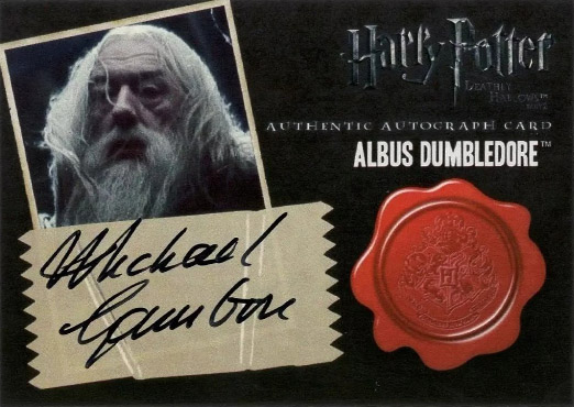 Michael Gambon as Albus Dumbledore