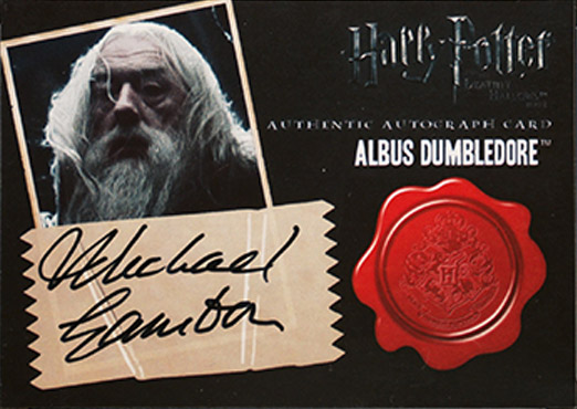 Michael Gambon as Albus Dumbledore - Front