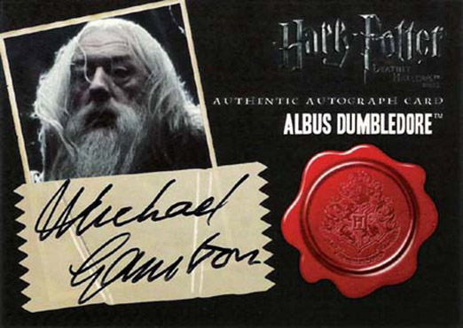 Michael Gambon as Albus Dumbledore - Front