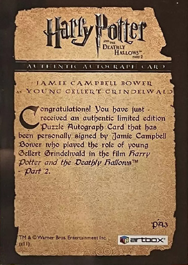 PA3 - Jamie Campbell Bower - Back