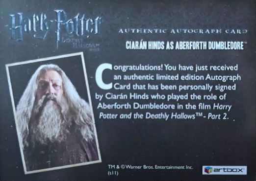 Ciaran Hinds as Aberforth Dumbeldore - Back