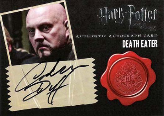 Graham Duff as Death Eater - Front