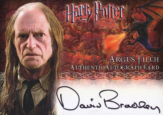 David Bradley as Argus Filch - Front