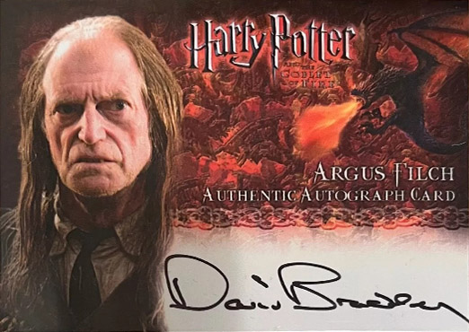 David Bradley as Argus Filch - Front