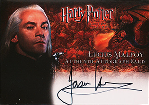 Jason Isaacs as Lucius Malfoy - Front