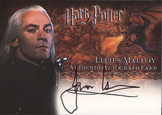 Jason Isaacs as Lucius Malfoy - Front