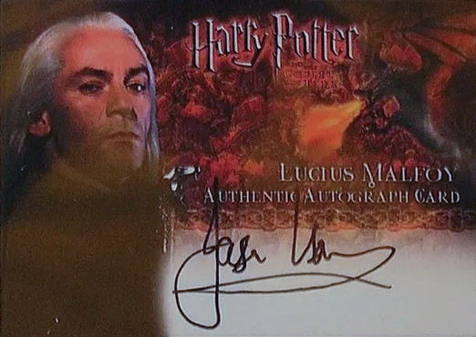 Jason Isaacs as Lucius Malfoy - Front