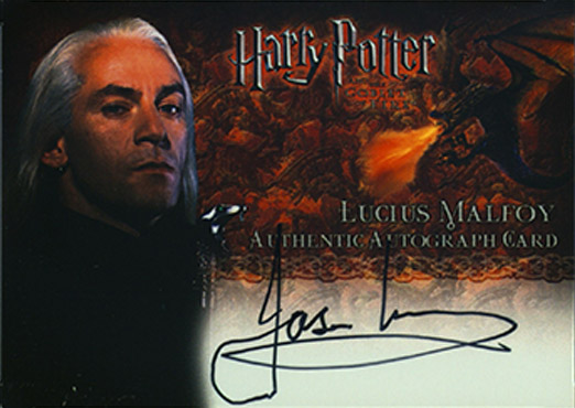 Jason Isaacs as Lucius Malfoy - Front