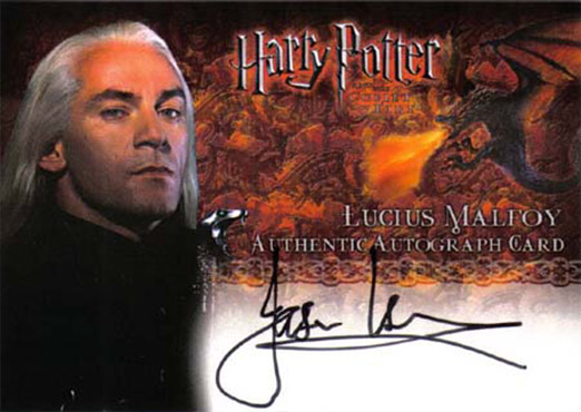 Jason Isaacs as Lucius Malfoy - Front