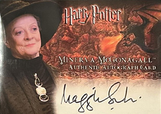 Maggie Smith as Minerva McGonagall - Front