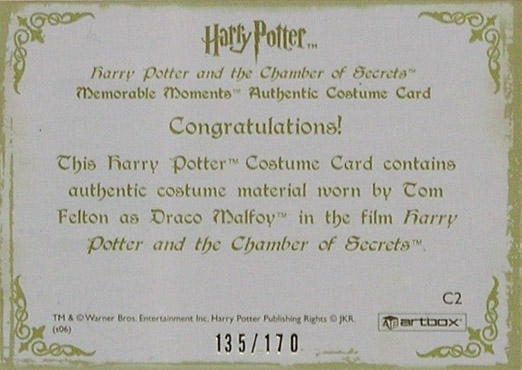 C2 - Draco Malfoy's Quidditch Jumper - Back