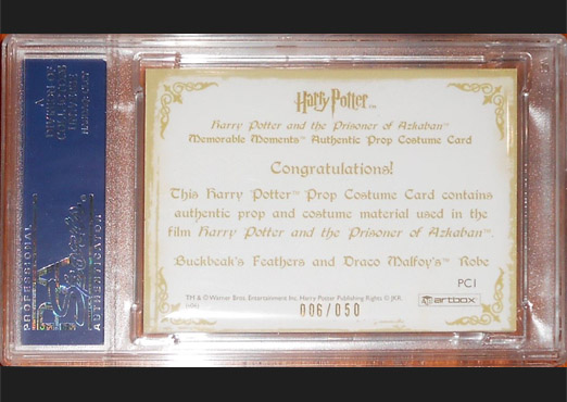 PC1 - Buckbeak's Feathers and Draco Malfoy's School Robe - Back