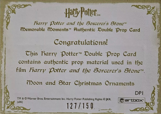 DP1 - Moon and Star Christmas Ornaments - Back