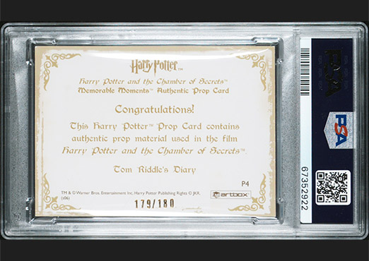 P4 - Tom Riddle's Diary - Back