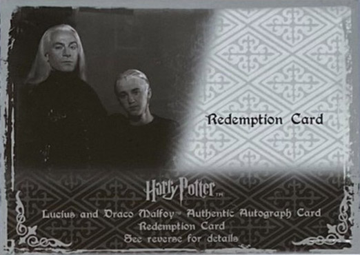 Redemption Card Front
